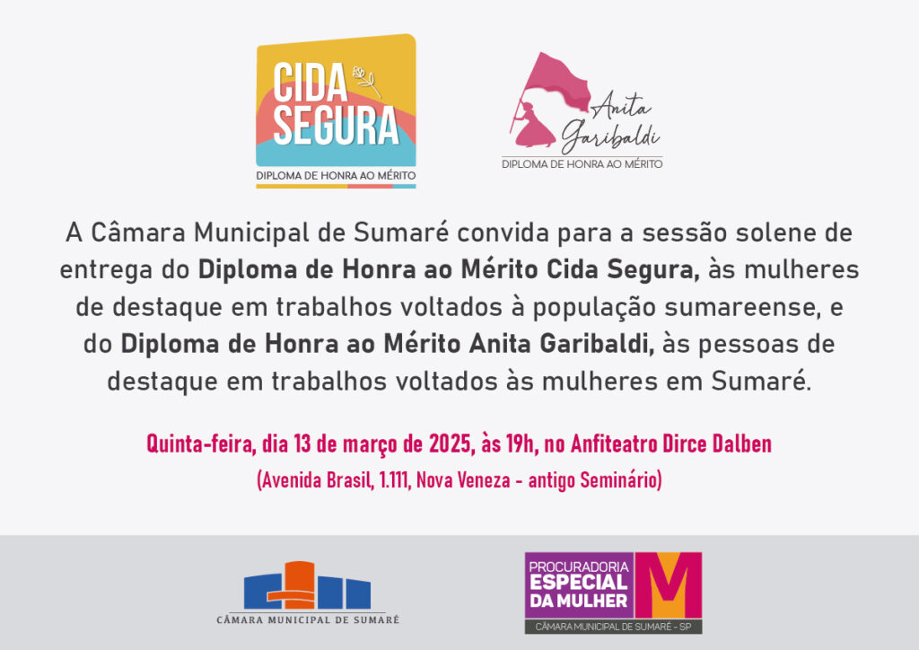 12.03 câmara de sumaré presta homenagem a 15 mulheres de destaque no município