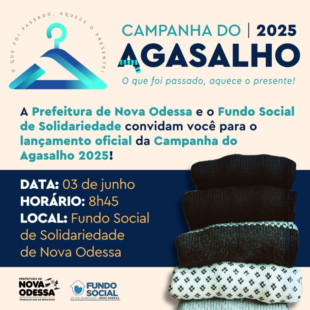 Econvite lançamento campanha do agasalho fundo social pmno 2025 06 03