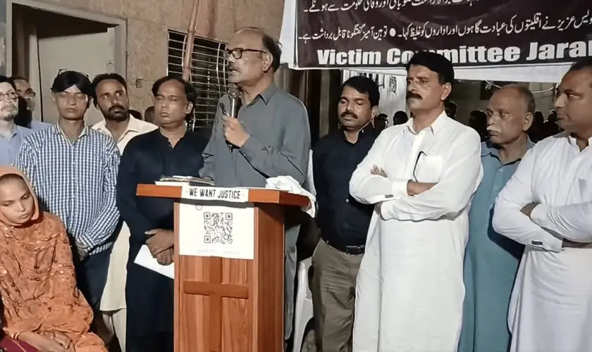 1669531107 robin daniel coordenador do comite de vitimas de jaranwala anunciou o fim do protesto